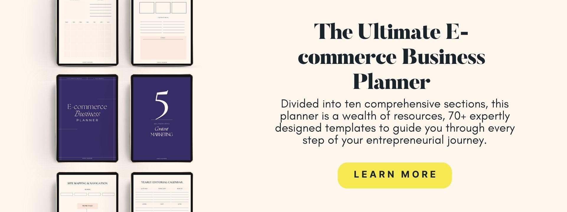 ecommerce business planner