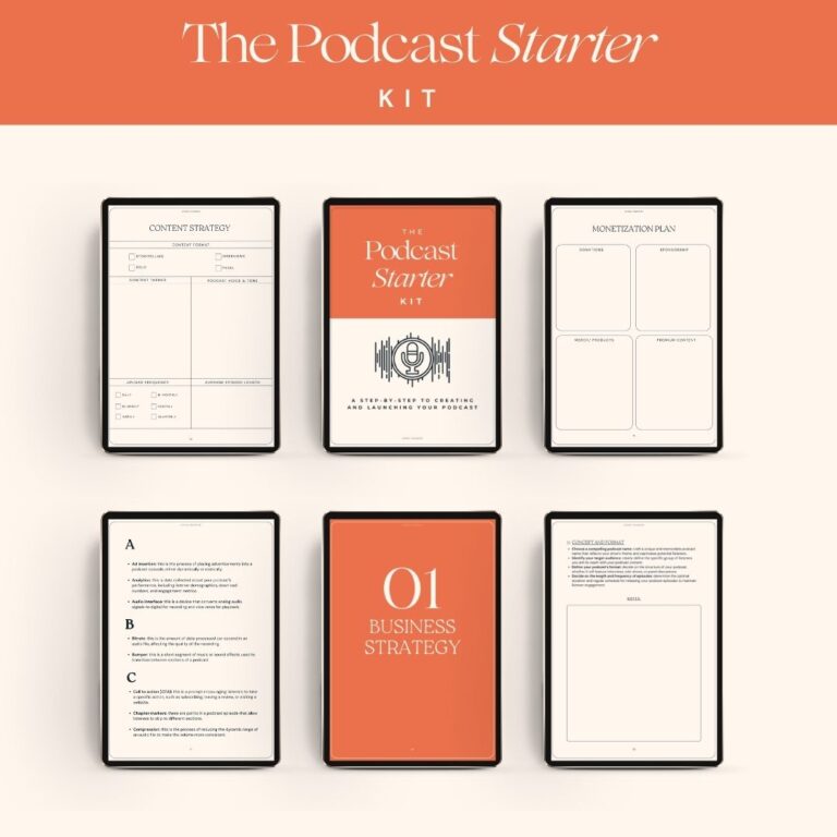 the podcast starter kit 3