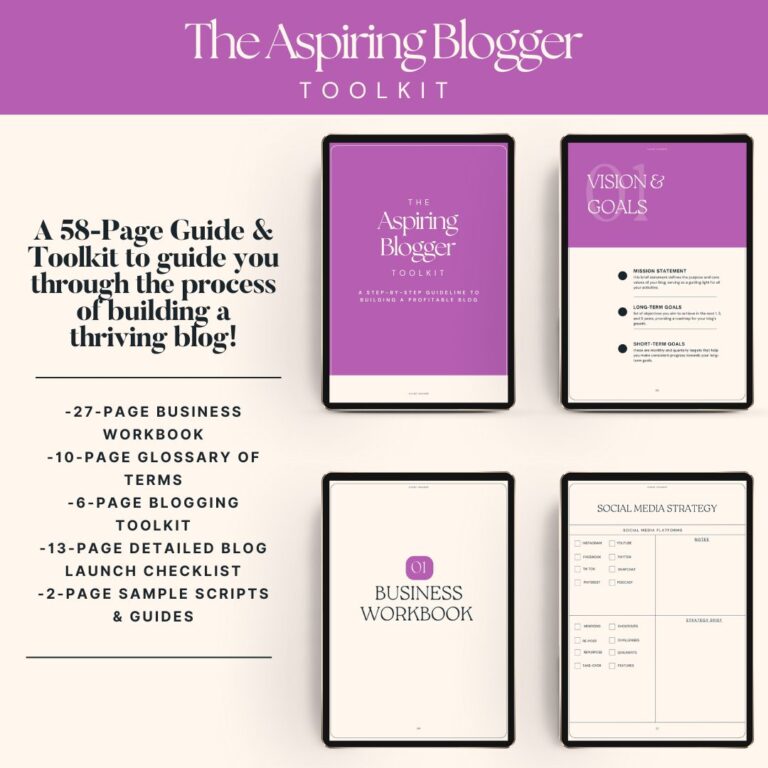 Aspiring blogger kit 2