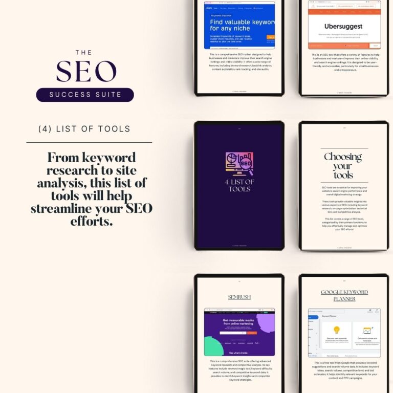 The SEO Success Suite 5