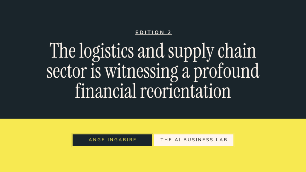 The logistics and supply chain sector is witnessing a profound financial reorientation