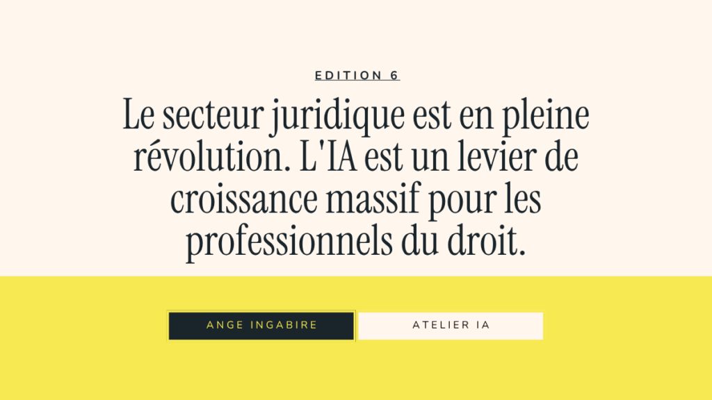 Le secteur juridique est en pleine révolution. L'IA est un levier de croissance massif pour les professionnels du droit.